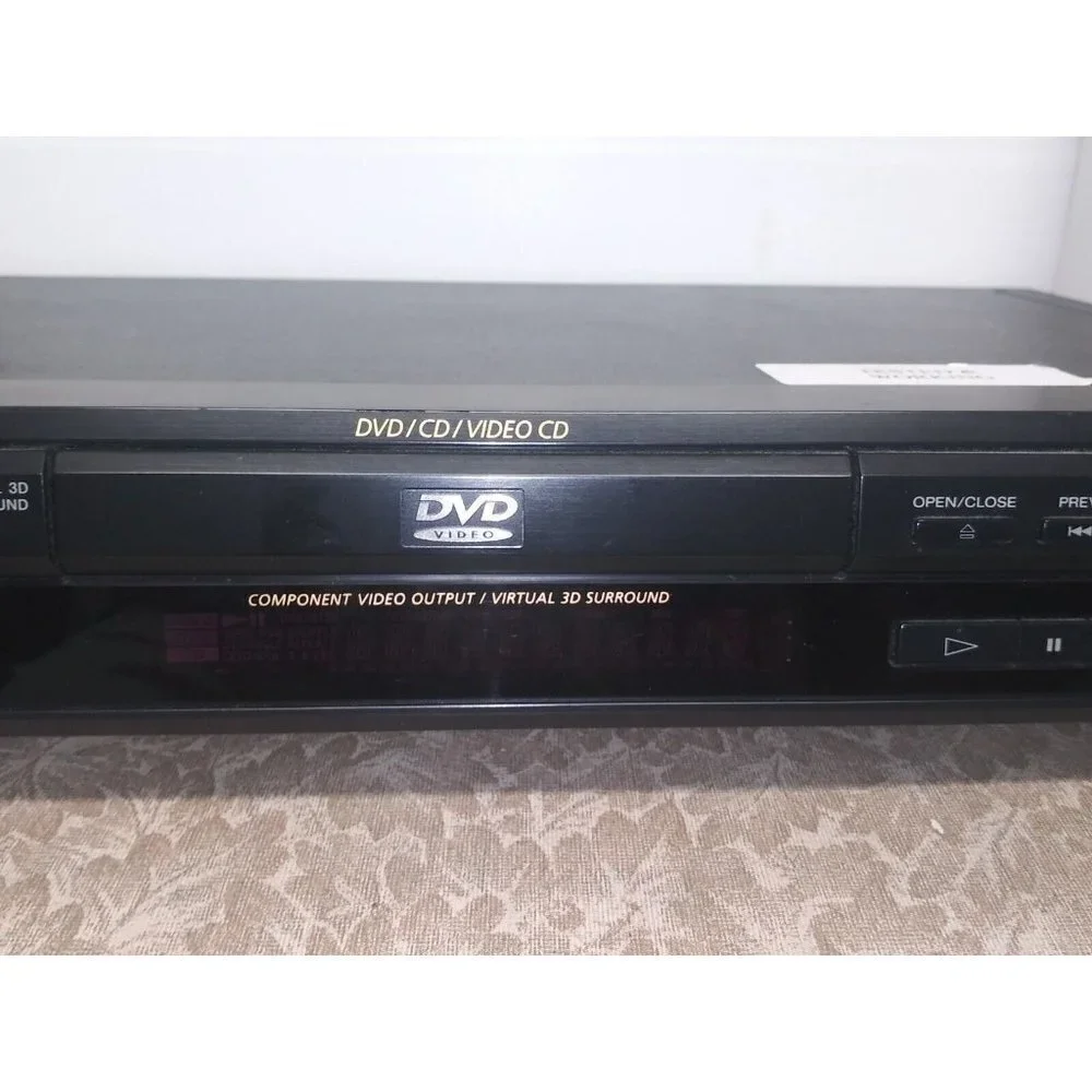 Sony CD/DVD Player DVP-S560D Dolby Digital 5.1 Output Tested WORKS No Remote